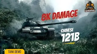 Tank demo - How strong of a Chinese 121B in battle? A victory with 9 killed and 8K damaged
