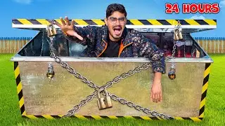 24 Hours Locked In a Box Challenge😱| क्या मैं 24 घंटे इस संदूक के अंदर रह पाऊँगा? Will I Survive?