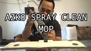 AZKO SPRAY CLEAN MOP, ALAT PEL DENGAN TABUNG AIR, PRAKTIS!!!