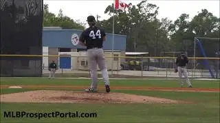 Chance Adams - New York Yankees prospect (RHP) -  2018 MiLB ST - Full RAW Video