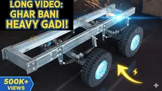 घर पर बनाई Heavy Gadi 😱 | Homemade Heavy Machine | Desi Jugaad | THE FACTS HERO TV @SukhbirSkill 