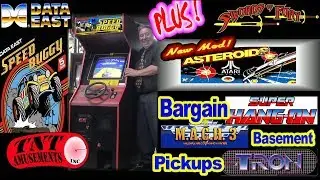 #1396 Data East SPEED BUGGY & Gottlieb MACH 3 Bargain Arcade Video Games- TNT Amusements
