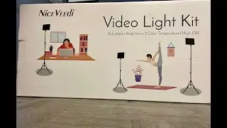Комплект студийного видеосвета NiceVeedi 15 Вт (NV-L12)