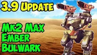 War Robots New Mk2 Maxed Out Bulwark Ember Gameplay - Best Setup - WR