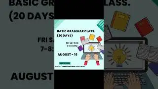 Basic Grammar Class (20 Days) #english #englishlanguage #education #englishteacher