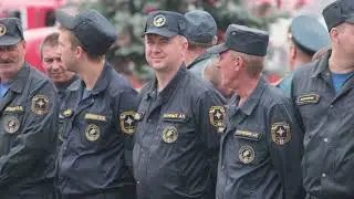 Просто лица тех, кто был на рубеже. МЧС на площади. Саров. 13.08.2021