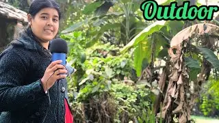 ASMR Outdoor in a garden🌳🌴🌹 (tapping, scratching & nature sound 🌿🍃) 