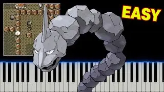 Pok&eacute;mon Red and Blue - Victory Road | EASY Piano Tutorial + Sheet Link 🎵
