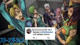 Twitter's Reaction to the Stone Ocean Anime Trailer