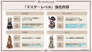 Granblue Class Master Levels: Berserker, Spartan, Sage, Warlock