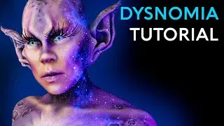 UV Galaxy Moon Alien Makeup | RBFX Prosthetic FX Tutorial