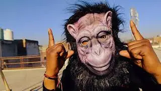 #monkey mask#monkey mask making#monkey mask making with paper#monkey mask drawingChocolate👹
