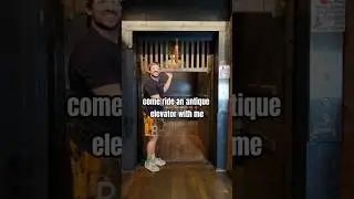 поехали со мной на нашем старинном лифте:)