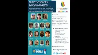 Autistic Voices - #DuringCOVID19  Session 1 with Moderators Paul Mckenzie & Nicole Zimbler