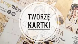 Tworzę dwie kartki z kolekcji Art Decoria od ScrapBoys | scrapbooking