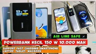 POWERBANK KECIL 150W FAST CHARGING | CUKTECH 10 SUPPORT BANYAK PERANGKAT