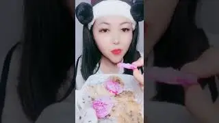 Green Food Dessert Mukbang #Yummy food fusion %Ice bath @Singapore mukbang @Soul food mukbang