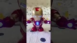 MAINAN ROBOT IRONMAN YANG BISA JOGET #robotironman #mainananak #mainanviral #mainan #mainanrobot