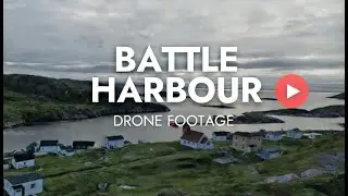 Battle Harbour aerial drone footage 2025