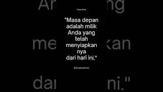Akang Gege : Masa depan adalah milik Anda yang telah menyiapkannya dari hari ini