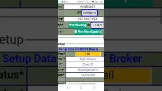 MODBUS ESP32 and ESP8266 Webserver Html CSS Javascript