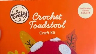 Crochet Toadstool by So Crafty Part 1 