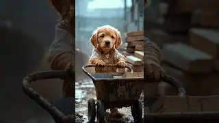 The poor story  #emotional #sad video #aivideo  puppy video #sadpuppystory #puppy struggling