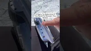 3 Signs You Need A New Sharpening 🔥😳 #iceskating #tips #shorts
