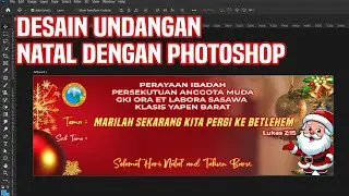 Desain Spanduk Natal dengan Photoshop