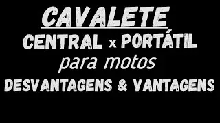 Cavalete Central x Portátil para motos (Desvantagens & Vantagens)