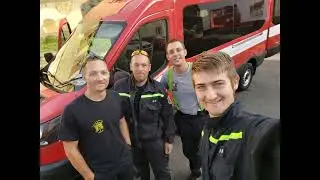 Požár v NP České Švýcarsko 11.8.-15.8.2022