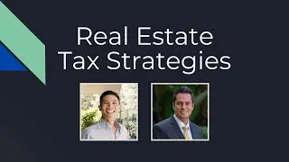 Real Estate Tax Strategies with Daniel Alvarado, CPA