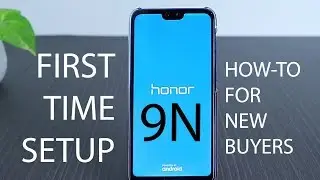 Honor 9N First Time Setup | Initial Boot in English