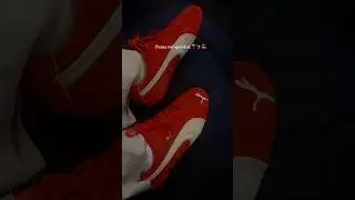Upgrade your shoes with @PUMA red speed cat ✨🥀❣️ #unboxing #puma #shoes #fyp