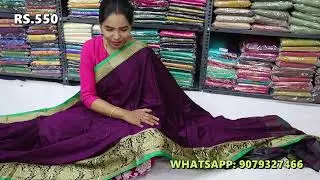 Rs.299 Onwards Linen Cottons Mysore Crepe Silk Kota Silk Spun/Tissue Cottons Soft Silk Wholesale 