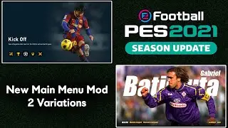 PES 2021 - New Main Menu Mod (2 Variant)