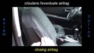 MONTAGGIO FODERE ASIAM - SCHIENALE ANTERIORE