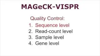 MAGeCK-VISPR 3: Демонстрация контроля качества