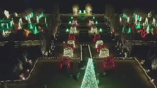 Tulsa Botanic Garden Lights Up For the Holiday Season