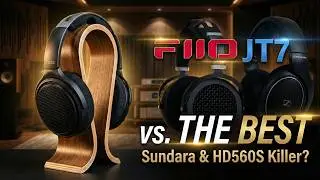 Сравнение наушников FiiO JT7, HE400SE и планарных наушников Sundara.