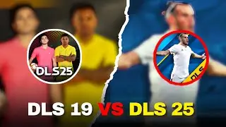 DLS 19 vs DLS 25 | Comparison Goals & Skills| Dream League Soccer 19 vs 25