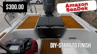 SeaDek Boat Flooring, $300.00 Total from Amazon 