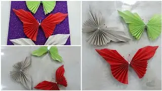 How to Make Easy Paper Butterfly Origami || Cute & Easy Butterfly DIY