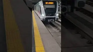 Subway line arriving at an underground station #railways #indianrailways #track