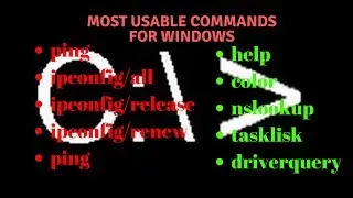 10 Popular Windows Commands You Need to Know: Ping, IPCONFIG/All, NSLOOKUP, and More