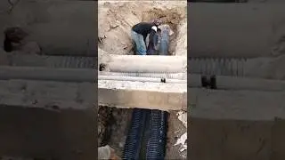 Dwc pipe line fitting how to Dwc pipe line fitting #pipelining #plumbingservice #plumbing
