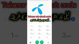 telenor mb check code | telenor internet check code | telenor mb check karne ka tarika&lrm; 2025