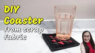 DIY Coaster from Scrap Fabric | An Apple a Day