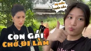 CÁT TƯỜNG nhờ CON GÁI chở đi làm là cho con BÁO HIẾU mùa vu lan!!!