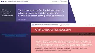 Sentencing reforms